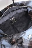 画像5: ヴィヴィアンウエストウッド 中古 / vivienne's タータンバッグ  サックスｘ黒  S-26-10-11-022-ba-AS-ZS (5)