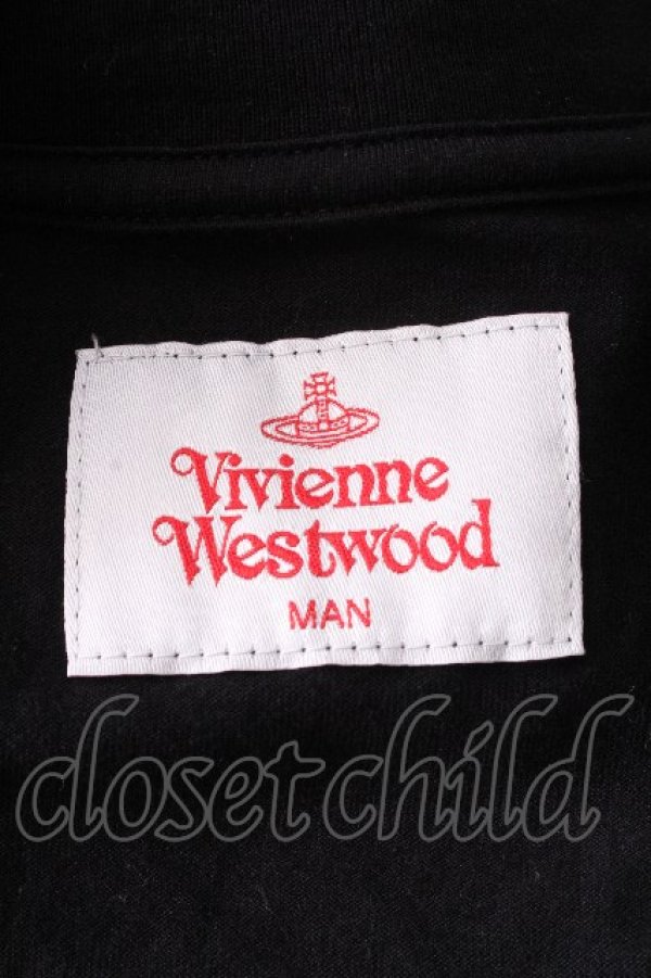 画像4: ヴィヴィアンウエストウッド MAN 中古 / COLOR PEEK ORB POCKET RELAX T-SHIRT  黒ｘピンク  S-26-10-11-027-pa-AS-ZS (4)