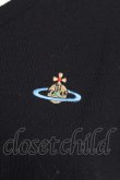 画像3: ヴィヴィアンウエストウッド 中古 / カラーオーブ刺繍ニット  黒  S-26-10-11-028-jc-AS-ZS (3)