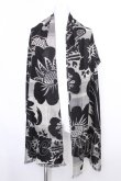 画像2: ヴィヴィアンウエストウッド 中古 / フラワーptチェックストール  グレーｘ黒  S-26-10-11-004-gd-AS-ZS (2)