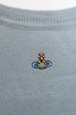 画像3: ヴィヴィアンウエストウッド 中古 / オーブ刺繍ニット S サックス  S-26-10-11-033-to-AS-ZS (3)