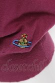 画像4: ヴィヴィアンウエストウッド 中古 / カラーオーブ刺繍ニット M ワイン  S-26-10-11-035-ts-AS-ZS (4)