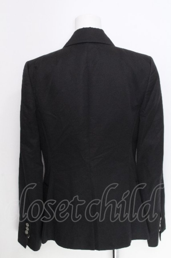 画像2: ヴィヴィアンウエストウッド MAN 中古 / オーブボタンジャケット 44 黒  S-26-10-11-041-jc-AS-ZS (2)
