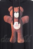 画像4: ヴィヴィアンウエストウッド 中古 / OLD TEDDYノースリーブフーディワンピース 00 黒  S-26-10-11-042-ba-AS-ZS (4)