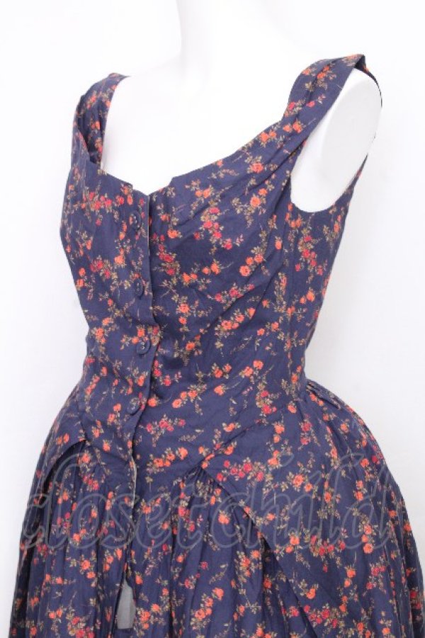 画像4: ヴィヴィアンウエストウッド 中古 / SATURDAY DRESS（サタデードレス） 38 紺  S-26-10-11-048-op-AS-ZS (4)