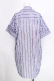 画像2: ヴィヴィアンウエストウッド 中古 / ラブフリル襟シャツワンピース 00 サックス  S-26-10-11-050-op-AS-ZS (2)