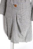 画像4: ヴィヴィアンウエストウッド 中古 / ギンガム開襟ワンピース 2 オフｘ黒  S-26-10-11-051-op-AS-ZS (4)