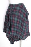 画像2: ヴィヴィアンウエストウッド 中古 / タータンチェック巻キスカート 3 グリーン  S-26-10-11-053-sk-AS-ZS (2)