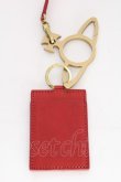 画像3: ヴィヴィアンウエストウッド 中古 / オーブクリップパスケース＆カラビナ  赤  S-26-10-11-007-gd-AS-ZS (3)