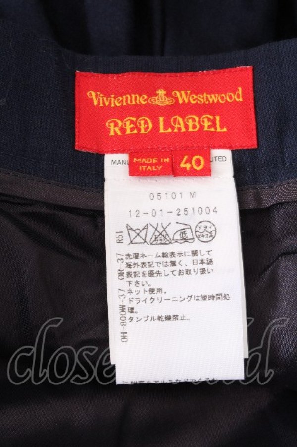 画像4: ヴィヴィアンウエストウッド 中古 / フレアスカート 40 紺  S-26-10-11-056-sk-AS-ZS (4)
