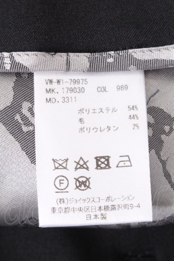 画像5: ヴィヴィアンウエストウッド MAN 中古 / サイドラインスラックス 44 黒  S-26-10-11-059-pa-AS-ZS (5)