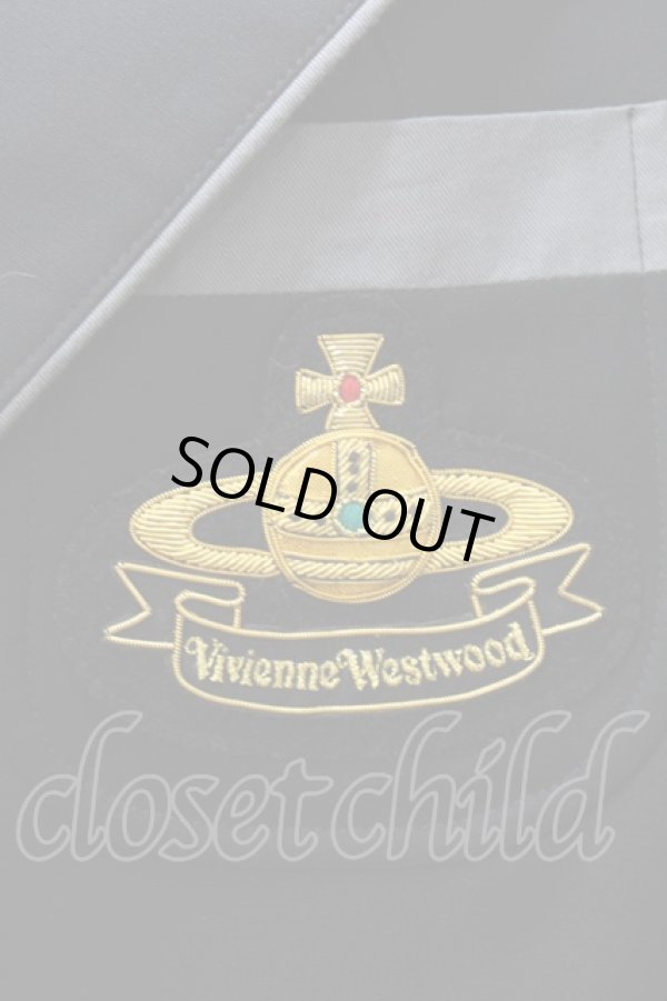 画像3: ヴィヴィアンウエストウッド MAN 中古 / ロゴ刺繍スーツセットアップ   Y-23-09-27-033-su-SZ-ZY (3)