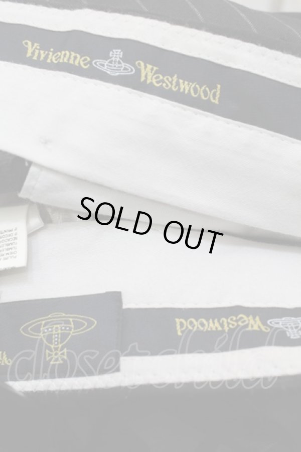 画像3: 【SALE】【28%OFF】ヴィヴィアンウエストウッド MAN 中古 / ストライプスーツ   Y-23-09-27-036-su-SZ-ZY (3)