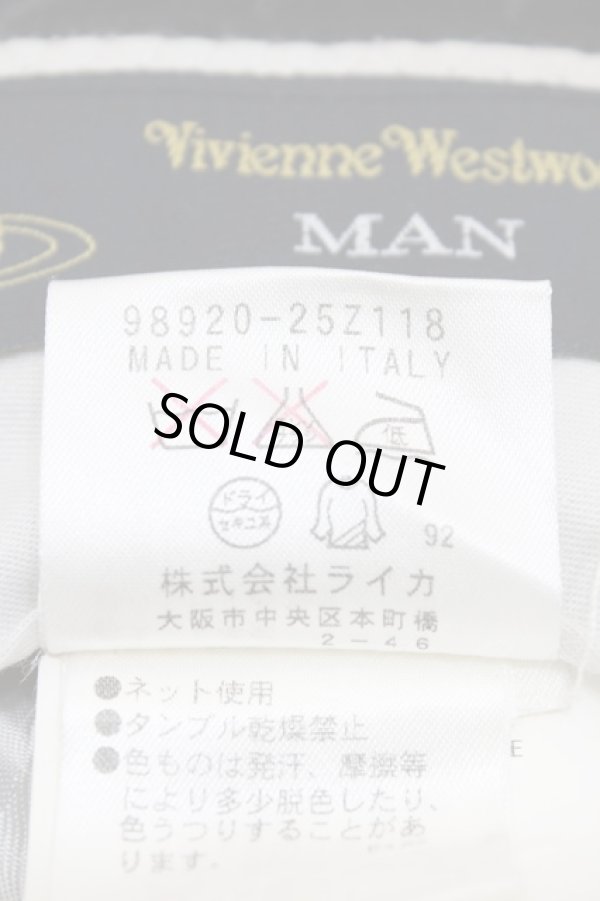 画像5: 【SALE】【28%OFF】ヴィヴィアンウエストウッド MAN 中古 / ストライプスーツ   Y-23-09-27-036-su-SZ-ZY (5)