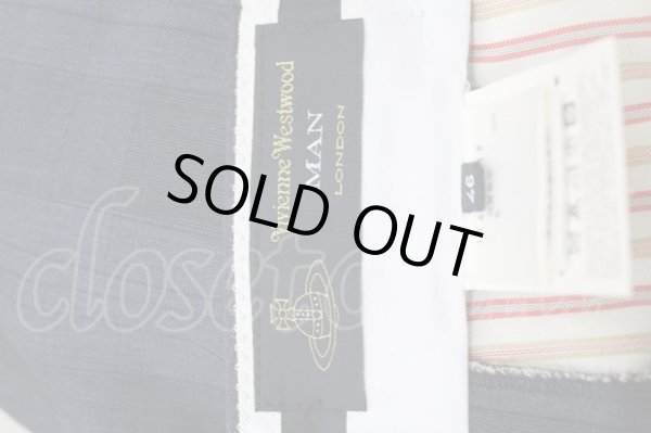 画像4: ヴィヴィアンウエストウッド MAN 中古 / チェック柄スーツセットアップ   Y-23-09-27-040-su-SZ-ZY (4)