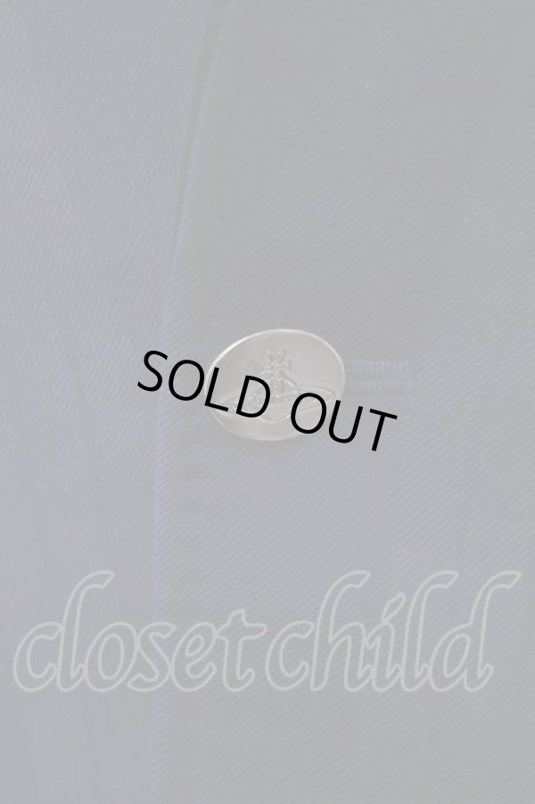 画像3: 【SALE】【15%OFF】ヴィヴィアンウエストウッド MAN 中古 / ベロア襟チェックジャケット   Y-23-09-27-041-jc-SZ-ZH (3)