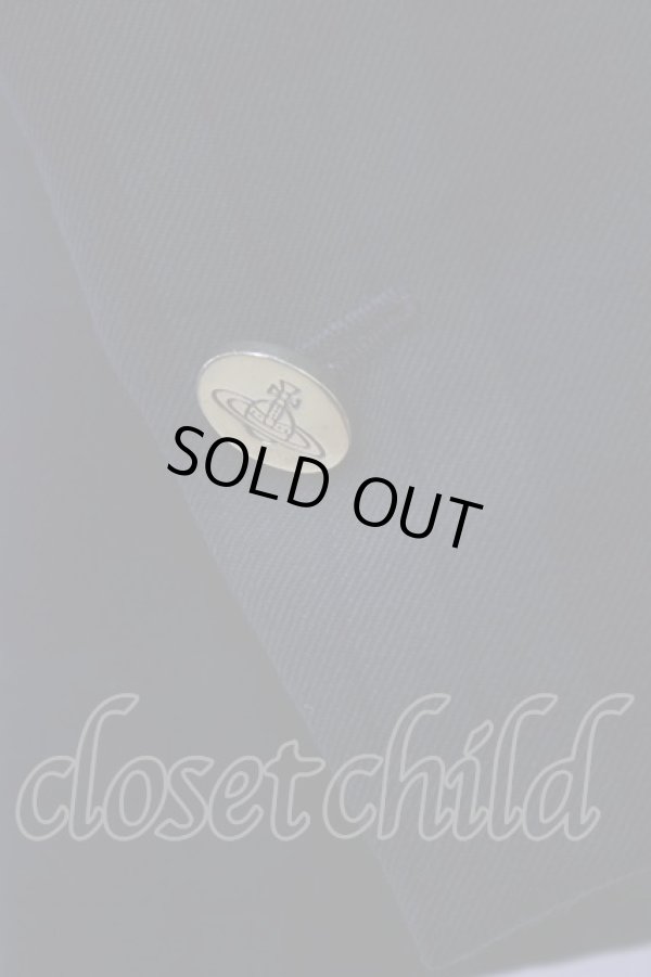 画像4: 【SALE】【15%OFF】ヴィヴィアンウエストウッド MAN 中古 / ベロア襟チェックジャケット   Y-23-09-27-041-jc-SZ-ZH (4)