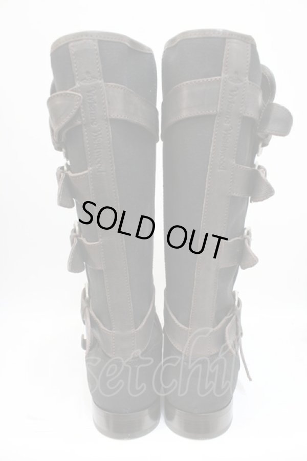 画像3: ヴィヴィアンウエストウッド MAN 中古 / pirates boots    42 ブラック  Y-23-10-25-034-sh-SZ-ZY (3)