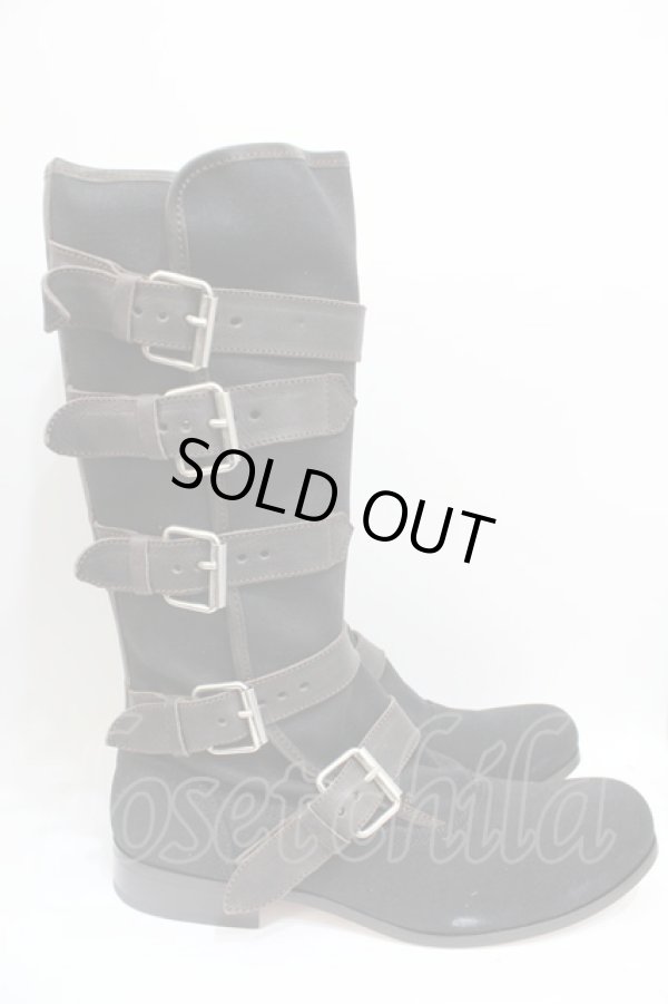 画像4: ヴィヴィアンウエストウッド MAN 中古 / pirates boots    42 ブラック  Y-23-10-25-034-sh-SZ-ZY (4)