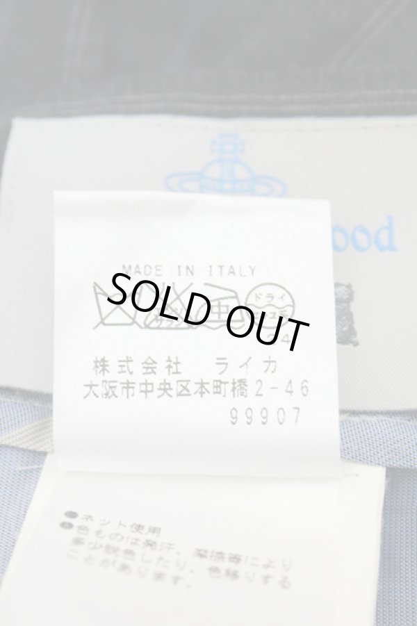 画像7: ヴィヴィアンウエストウッド MAN 中古 / ピンストライプセットアップ    46/46 ダークグレー  Y-23-10-25-041-jc-SZ-ZH (7)