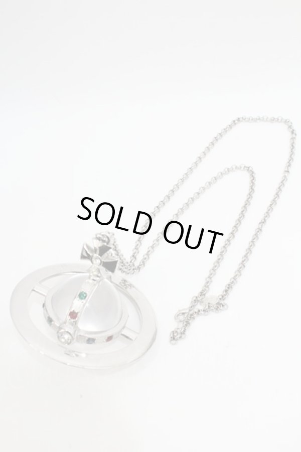 画像5: ヴィヴィアンウエストウッド 中古 / giant orb neckless   シルバー  Y-23-10-25-005-ac-SZ-ZH (5)