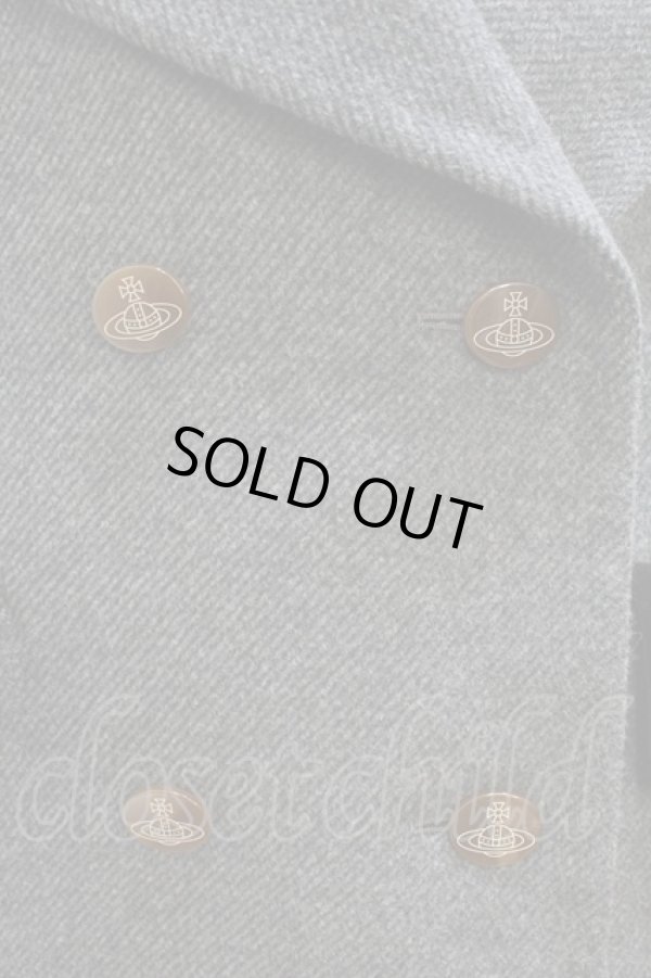 画像3: 【SALE】【20%OFF】ヴィヴィアンウエストウッド 中古 / プリンセスコート    2 グレーx黒  Y-23-10-25-063-co-SZ-ZY (3)