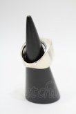 画像2: ヴィヴィアンウエストウッド 中古 / glass squear ring   パープル  Y-23-10-25-009-rg-SZ-ZY (2)
