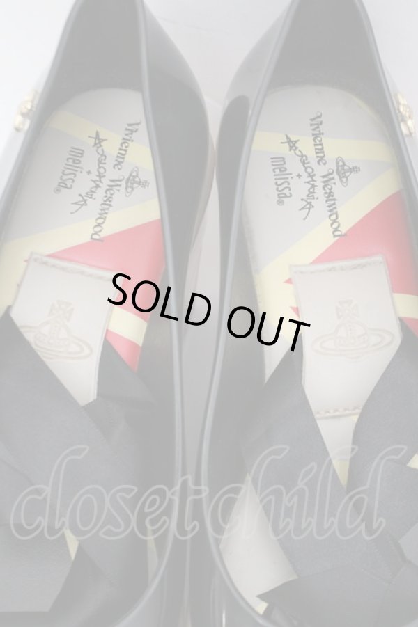 画像6: ヴィヴィアンウエストウッド×Melissa / メリッサ ロッキンホースバレリーナ    JPN24 ブラック  Y-23-12-27-032-sh-SZ-ZY (6)