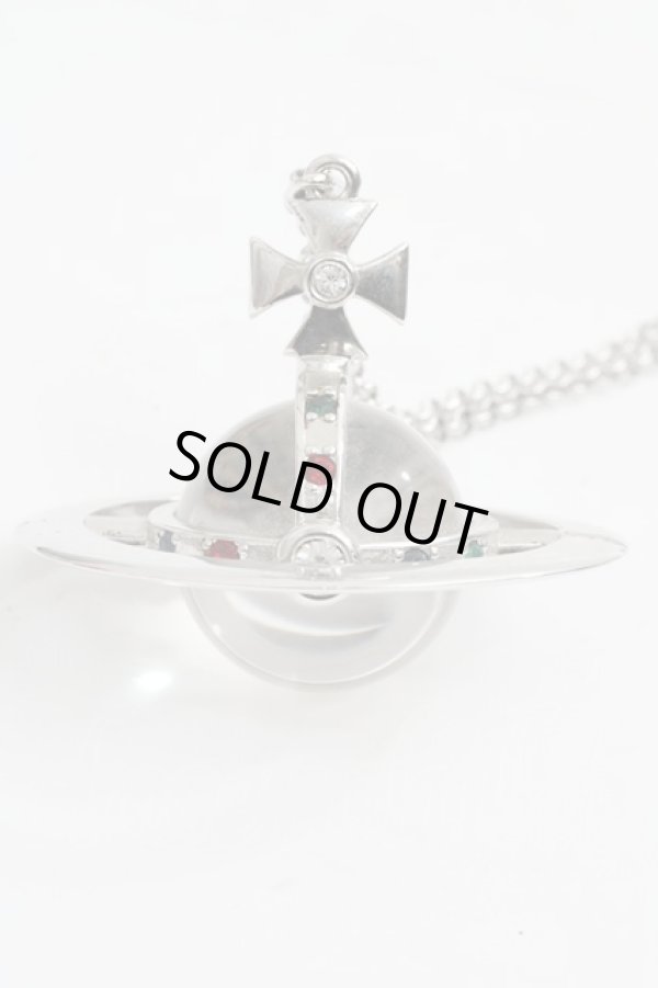 画像2: ヴィヴィアンウエストウッド 中古 / AC/ジャイアントオーブペンダント   シルバー  Y-24-01-31-006-ac-SZ-ZY (2)