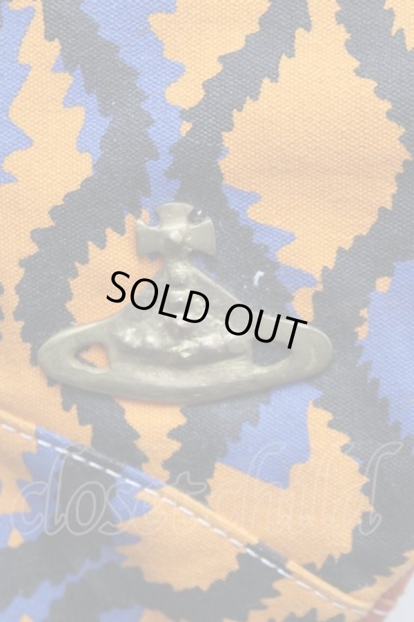 画像4: ANGLOMANIA 中古 / スクイグルBIGトートバッグ   オレンジ×レッド  Y-24-01-31-015-ba-SZ-ZY (4)