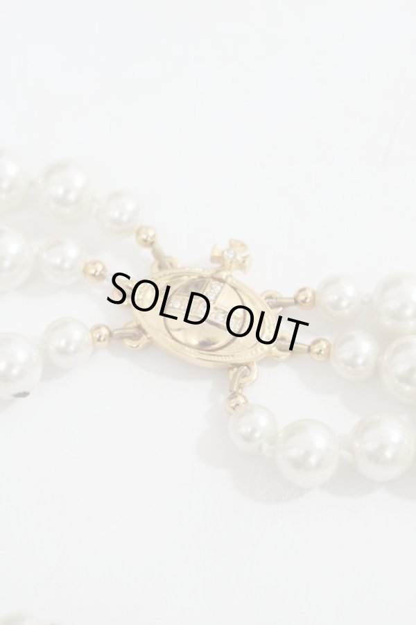 画像4: ヴィヴィアンウエストウッド 中古 / BROKEN PEARL CHOKER 2ROW  ゴールド  Y-24-03-13-004-nl-SZ-ZY (4)