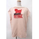 【USED】Vivienne Westwood / /MORAL OUTRAGEスクエアTシャツ ヴィヴィアンウエストウッド ビビアン0S 薄ピンク 【中古】 Y-24-03-13-054-to-SZ-ZY
