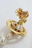 画像2: ヴィヴィアンウエストウッド 中古 / ER/broken peal drop pierce  ゴールド  Y-24-03-13-005-er-SZ-ZY (2)