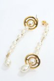 画像4: ヴィヴィアンウエストウッド 中古 / ER/broken peal drop pierce  ゴールド  Y-24-03-13-005-er-SZ-ZY (4)