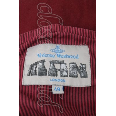 画像4: 【USED】Vivienne Westwood MAN / オーブ刺繍ZIPデザインブルゾン ヴィヴィアンウエストウッド ビビアン48 ワイン 【中古】 Y-24-03-13-069-jc-SZ-ZY