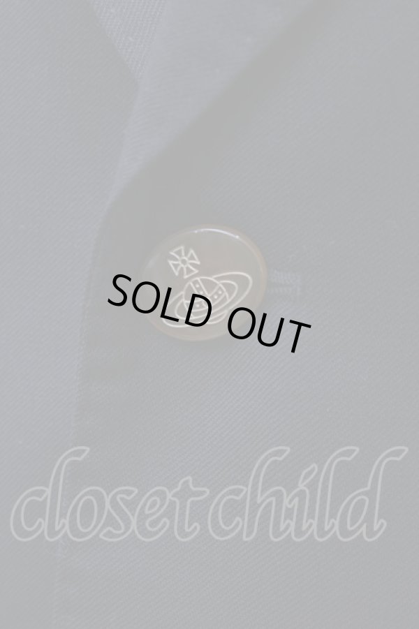 画像4: ヴィヴィアンウエストウッド MAN 中古 / シングルセットアップスーツ 46 黒  Y-24-03-13-070-su-SZ-ZY (4)