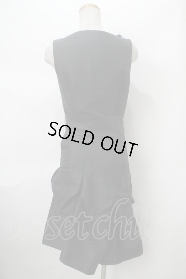 画像2: ヴィヴィアンウエストウッド 中古 / ノースリーブドレープ変形ドレス 38 黒  Y-24-05-01-056-op-SZ-ZY (2)