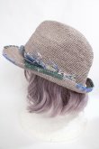 画像2: ヴィヴィアンウエストウッド 中古 / ラフィアストローハット S-M  Y-24-05-01-014-gd-SZ-ZY (2)