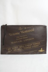 【USED】Vivienne Westwood / OW　ポーチ ヴィヴィアンウエストウッド ビビアン ブラウン 【中古】 Y-24-05-01-020-gd-WD-ZY