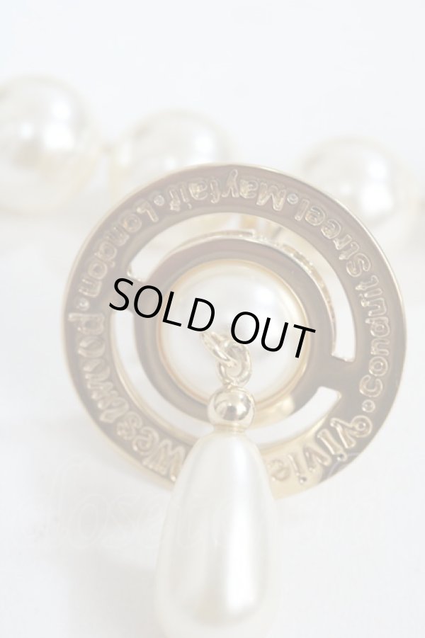 画像3: ヴィヴィアンウエストウッド 中古 / ACCpearl drop chorker(3row)  ゴールド  Y-24-05-29-006-ac-SZ-ZY (3)