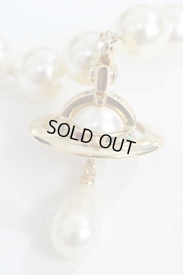 画像4: ヴィヴィアンウエストウッド 中古 / ACCpearl drop chorker(3row)  ゴールド  Y-24-05-29-006-ac-SZ-ZY (4)