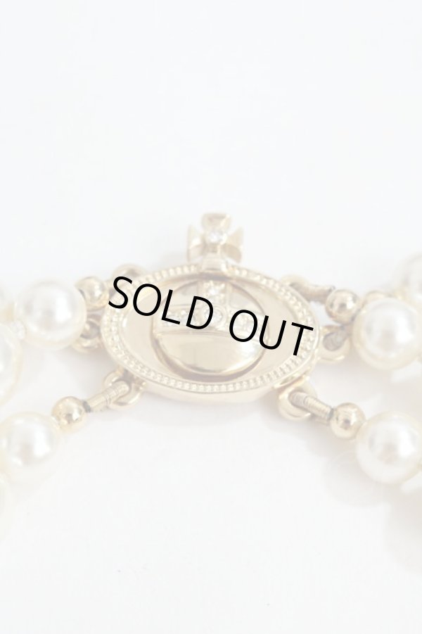 画像6: ヴィヴィアンウエストウッド 中古 / ACCpearl drop chorker(3row)  ゴールド  Y-24-05-29-006-ac-SZ-ZY (6)