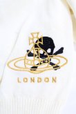 画像3: ヴィヴィアンウエストウッド 中古 / オーブ＆ドクロ刺繍パズルニット M オフ白  Y-24-06-30-031-to-SZ-ZY (3)