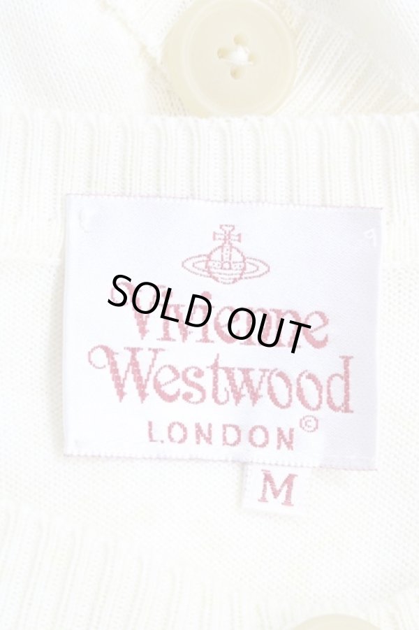 画像4: ヴィヴィアンウエストウッド 中古 / オーブ&ドクロ刺繍パズルニット M オフ白  Y-24-06-30-031-to-SZ-ZY (4)