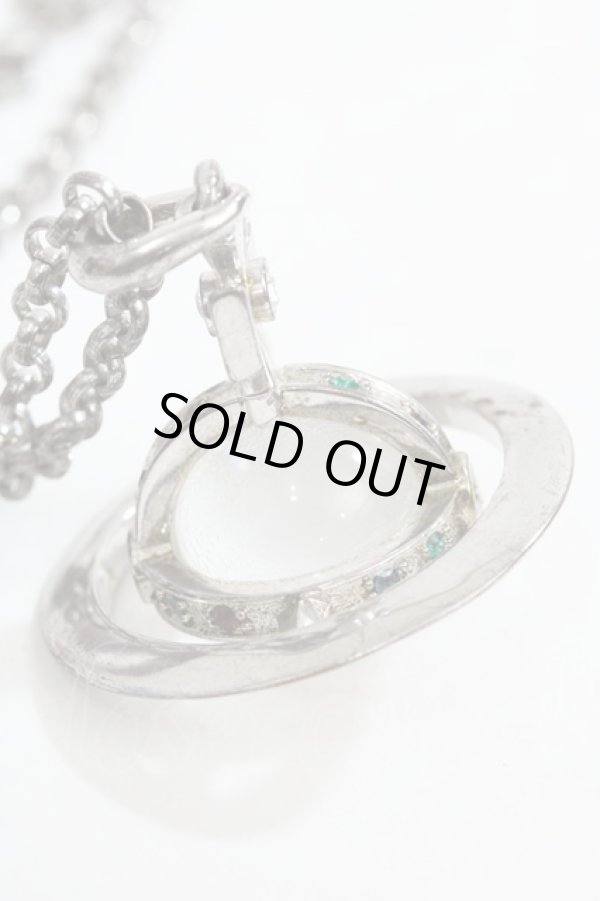 画像3: ヴィヴィアンウエストウッド 中古 / スモールオーブネックレス  シルバー  Y-24-06-30-006-nl-SZ-ZY (3)