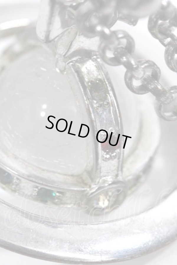 画像5: ヴィヴィアンウエストウッド 中古 / スモールオーブネックレス  シルバー  Y-24-06-30-006-nl-SZ-ZY (5)