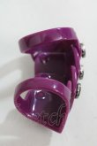 画像2: ヴィヴィアンウエストウッド 中古 / PESIN PAVE ARMOUR RING L パープル  Y-24-07-14-005-rg-SZ-ZY (2)