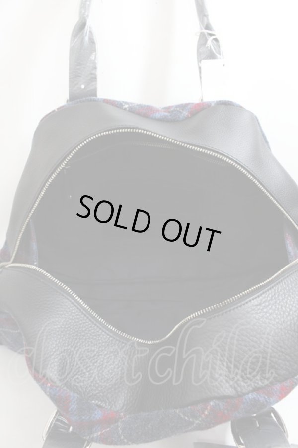 画像5: ヴィヴィアンウエストウッド 中古 / ツイードヤスミンバッグ  紺  Y-24-07-14-012-ba-AS-ZY (5)