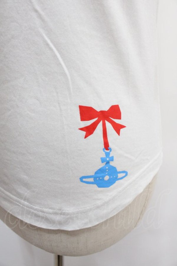 画像3: ヴィヴィアンウエストウッド 中古 / /五分丈カットソー 3 白  Y-24-07-14-020-ts-SZ-OS (3)