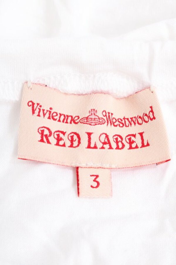 画像4: ヴィヴィアンウエストウッド 中古 / /五分丈カットソー 3 白  Y-24-07-14-020-ts-SZ-OS (4)